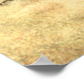 "De griffie en de mokschildpad" Poster (Hoek)