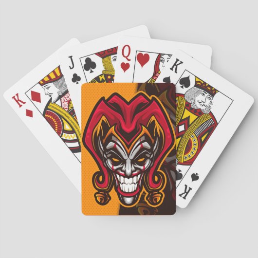 De grijns die niet sterft pokerkaarten (Achterkant)