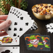 De grijns onder de belletjes pokerkaarten (Insitu)