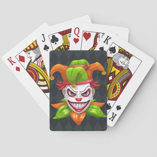 De grijns onder de belletjes pokerkaarten (Achterkant)