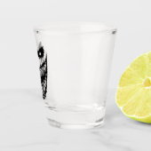 De grijns shot glas (Rechts)