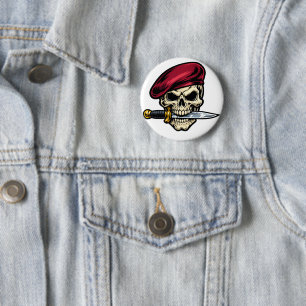 De grijns van de Vanguard Ronde Button 5,7 Cm