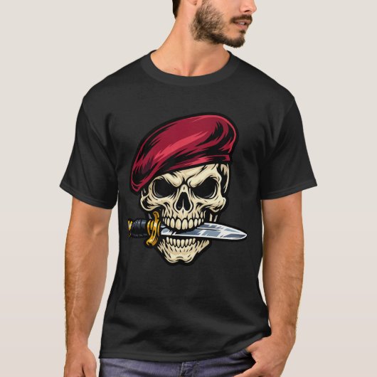 De grijns van de voorhoede t-shirt (Voorkant)