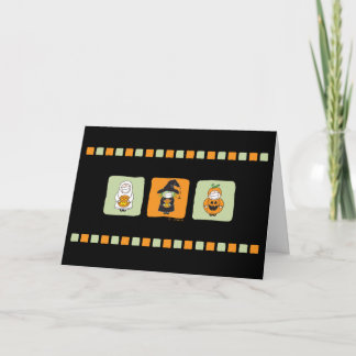 De Grijnzen van Halloween Kaart