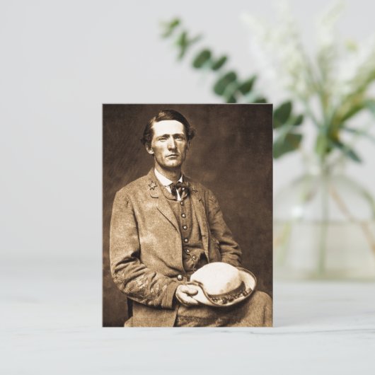 De Grijs Ghost - Kol. John S. Mosby Briefkaart (Staand voorkant)