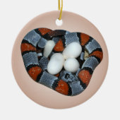 De grijsbandslang keramisch ornament (Voorkant)