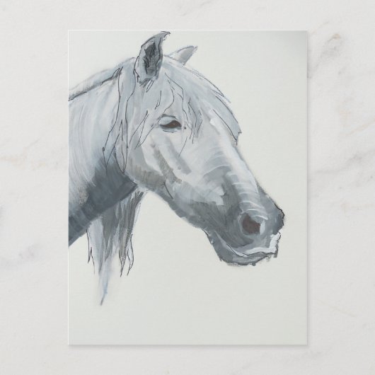 De grijze blik briefkaart (Voorkant)