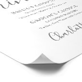 De grijze Drinken van de Handtekening van het Manu Poster (Hoek)