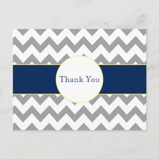 De grijze en Gestreepte Chevron van de Marine Briefkaart (Voorkant)