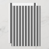 De grijze en Zwarte Sjabloon van de Uitnodiging (Voorkant / Achterkant)