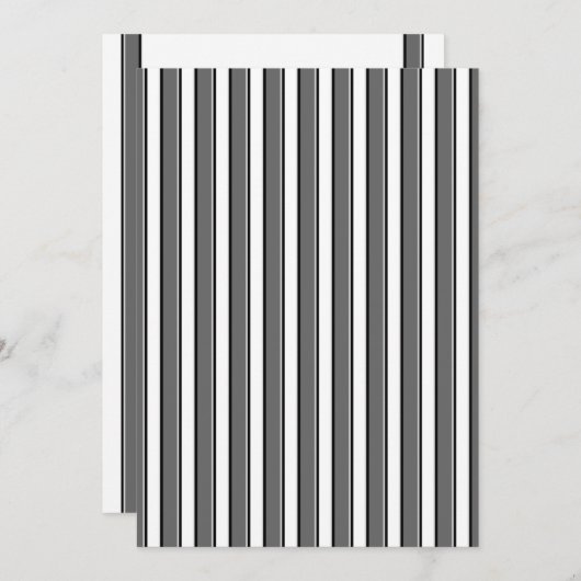 De grijze en Zwarte Sjabloon van de Uitnodiging (Voorkant / Achterkant)