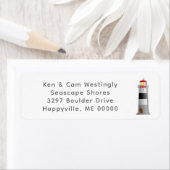 De Grijze etiketten van het Adres van de Terugkeer (Insitu)