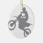 (De grijze) FIETS van het VUIL Keramisch Ornament (Rechts)
