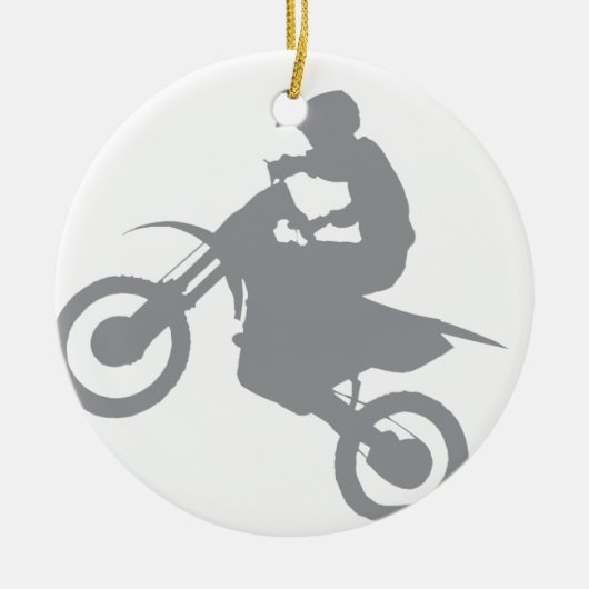 (De grijze) FIETS van het VUIL Keramisch Ornament (Voorkant)