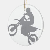 (De grijze) FIETS van het VUIL Keramisch Ornament (Links)
