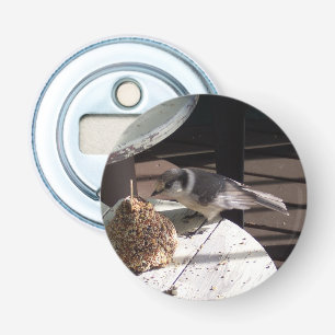 De grijze Flesopener van de Button van de Vlaamse