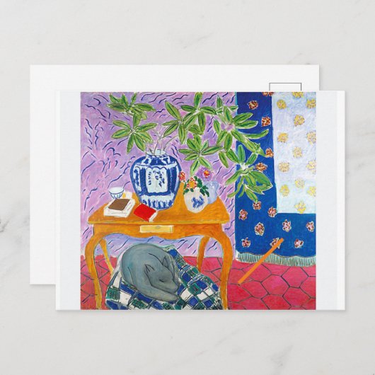 De grijze hond, briefkaart (Voorkant / Achterkant)