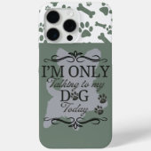 De Grijze Hond Hoesje-Mate iPhone Case (Achterkant)