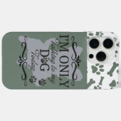 De Grijze Hond Hoesje-Mate iPhone Case (Achterkant (horizontaal))