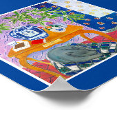 De grijze hond, poster (Hoek)