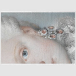 De grijze koningin rechts tissuepapier