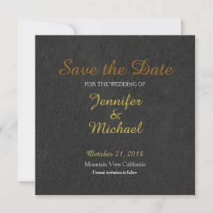 De grijze muur sparen de Datum het Handschrijven v Save The Date