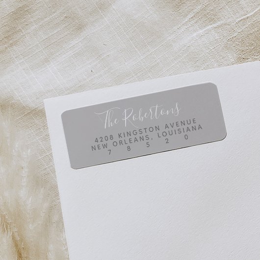 De grijze Naam van het Manuscript de Etiketten van