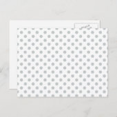 De grijze pols van de verandering om het even welk briefkaart (Voorkant / Achterkant)