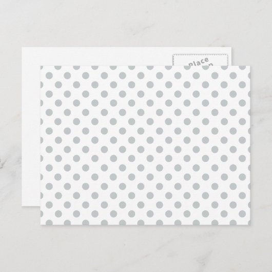 De grijze pols van de verandering om het even welk briefkaart (Voorkant / Achterkant)