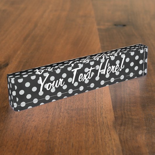 De grijze pols van de verandering om het even welk naambordje (Zijkant)