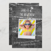 De grijze Pop Zand van de Kleur is de Nieuwe Kaart (Voorkant / Achterkant)