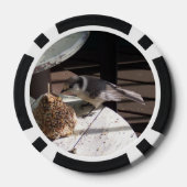 De grijze Spaanders van de Pook van de Vlaamse Pokerchips (Achterkant)