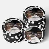 De grijze Spaanders van de Pook van de Vlaamse Pokerchips (Opstapeling)