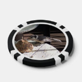 De grijze Spaanders van de Pook van de Vlaamse Pokerchips (Enkel)