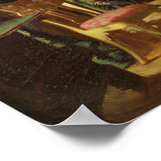 De grijze tekenruimte poster (Hoek)