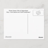 De Grijze Wolf Fantasy Kunst bepalen Briefkaart (Achterkant)