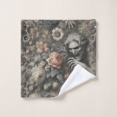 De Grijzen - Gotisch Victoriaans Bad Handdoek (Wasdoekje)