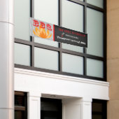 De gril wordt jaarlijks door de BBQ-banner opgekna Spandoek (Buitenkant Gebouw)