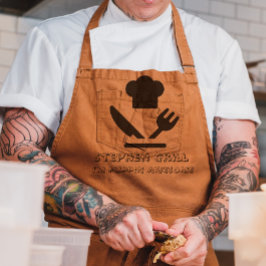 De Grill Gepersonaliseerd vaderdag Lang Schort