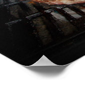 De Grill in brand steken. Poster (Hoek)