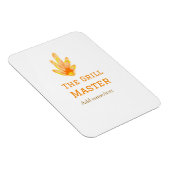 De grill master naam toevoegen tekst koken best ge magneet (Rechterzijde)