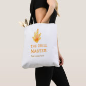 De grill master naam toevoegen tekst koken best ge tote bag (Dichtbij)