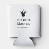 De grill master naam toevoegen tekst koken beste b blikjeskoeler (Achterkant)