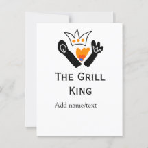 De grill master naam toevoegen tekst koken beste b