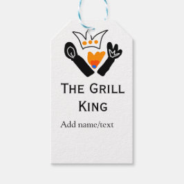 De grill master naam toevoegen tekst koken beste b cadeaulabel