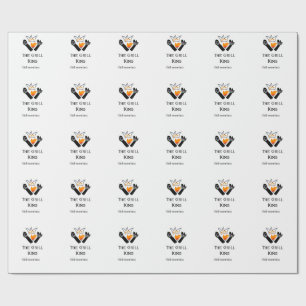 De grill master naam toevoegen tekst koken beste b cadeaupapier