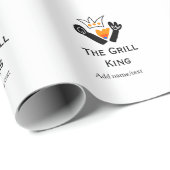 De grill master naam toevoegen tekst koken beste b cadeaupapier (Rol Hoek)