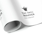 De grill master naam toevoegen tekst koken beste b cadeaupapier (Rol Hoek)