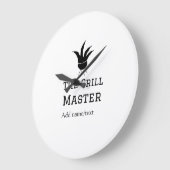 De grill master naam toevoegen tekst koken beste b grote klok (Hoek)