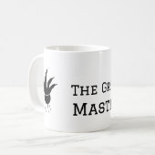 De grill master naam toevoegen tekst koken beste b koffiemok (Voorkant links)